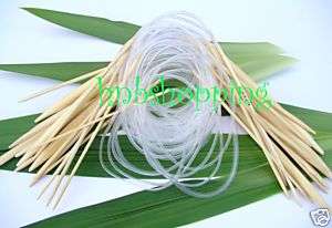 40 Circular Bamboo Knitting Needles Set 18 Pairs 100cm  