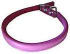 10 HOT PINK Rolled Art Leather Dog Collar from Hunter, Germany