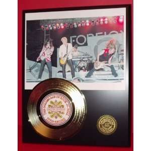  Foreigner 24kt Gold Record LTD Edition Display ***FREE 