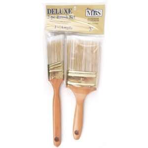  Interio & Exterior Paint Brush Set, 2 Pc: Home Improvement