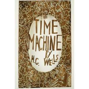   Cover, The Time Machine   Large 24 X 36   Hand Painted Canvas Art
