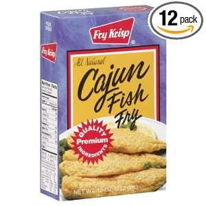 Fry Krisp Cajun Fish Fry, 10 Ounce (Pack Grocery & Gourmet Food