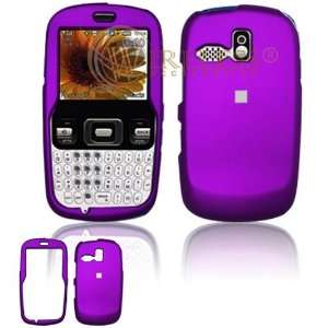  Samsung R350/351 Cell Phone Rubber Feel Purple Protective 