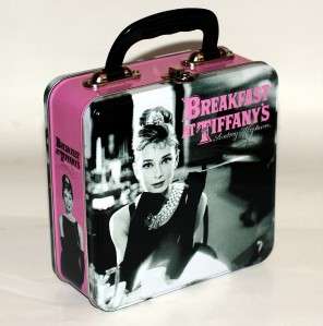 BREAKFAST AT TIFFANYS Audrey Hepburn TIN TOTE LUNCH BOX  