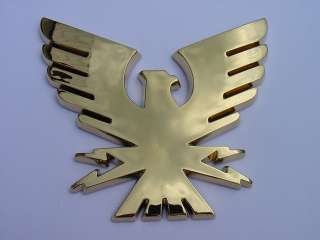 FORMULA BOAT GOLD BIRD THUNDERBIRD EMBLEM LOGO BADGE !!  