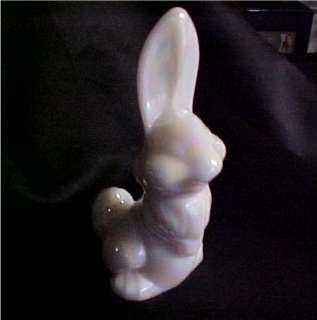 Mosser Glass Crown Tuscan Carnival Thumper Bunny Rabbit  
