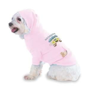   YOGA Hooded (Hoody) T Shirt with pocket for your Dog or Cat Size XS Lt
