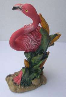Hand painted resin flamingo figurine. Very nice quality and detail 