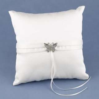 NEW Swarovski Crystal Butterfly Ring Pillow Wedding  