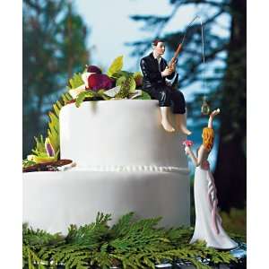  Baby Keepsake: Hooked on Love Cake Topper   Reaching Bride 