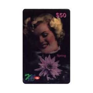 Marilyn Collectible Phone Card: $200. Marilyn Monroe: Four Seasons 