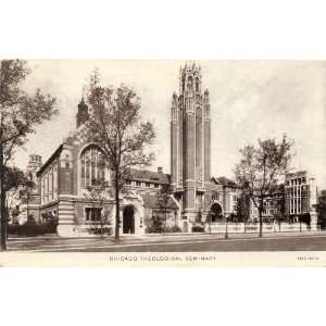 1950s Vintage Postcard Chicago Theological Seminary   Chicago Illinois
