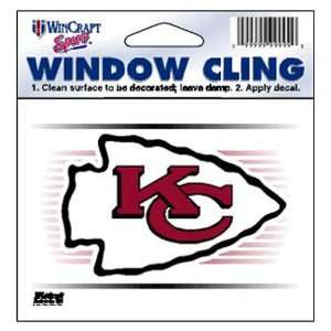  Kansas City Chiefs Static cling 3x3 