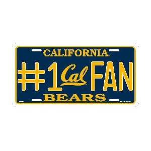   California Bears #1 Fan Metal License Plate *SALE*