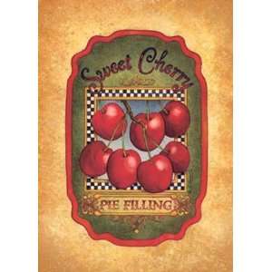   Lillian Egleston Sweet Cherry Pie Filling 5x7 Poster