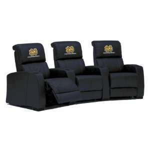   Fighting Irish Leather Theater Seating/Chair 2pc: Sports & Outdoors