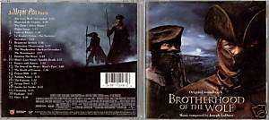 BROTHERHOOD OF THE WOLF Joseph LoDuca RARE OOP CD  