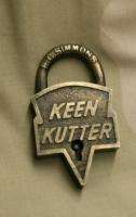 unusual KEEN KUTTER BRASS LOCK St Louis  