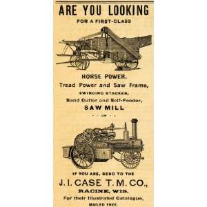 Case T. M. Farm Saw Mills Stackers Feeder Agricultural Machinery 