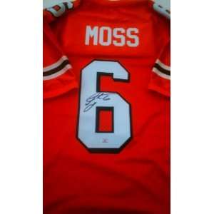  Santana Moss Signed University of Miami Hurricanes Jersey 