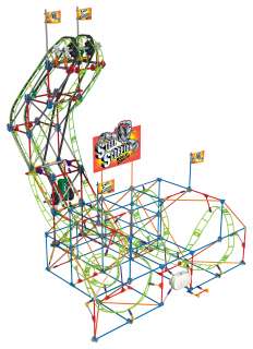 Build the dual 1.03 m (3 ft.) high Steel Scorpion roller coaster.