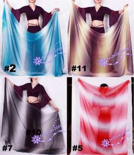   belly dance imitated silk veil shawl hemmed 13colors large veil  