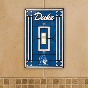  Duke Blue Devils Art Glass Switch Cover: Sports & Outdoors