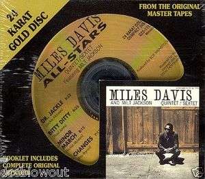   Paperwork for DCC CD MILES DAVIS ALL STARS Quintet / Sextet  
