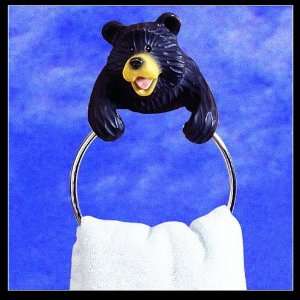  Bear Towel Ring Collectible Sculpture Figure 10H: Home 