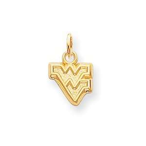  14k Gold Collegiate West Virginia University Charm [Jewelry 