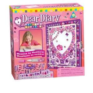   : Sticky Mosaics Dear Diary by The Orb Factory (62958): Toys & Games