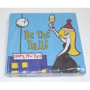  Be The Ball Happy New Year 20 2 Ply Beverage Napkins 