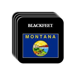  US State Flag   BLACKFEET, Montana (MT) Set of 4 Mini 