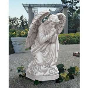  The Praying Basilica Angel Statue   Set of Two: Patio 