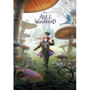   Wonderland Movie Poster FRAMED Mad Hatter Johnny Depp