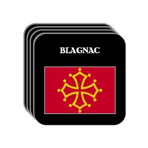  Midi Pyrenees   BLAGNAC Set of 4 Mini Mousepad Coasters 