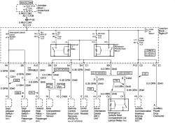 Fig. B/U LP, DIC/RKE, PWR DROP, and RT HTD ST Fuses, PWR SEATS BRKR 