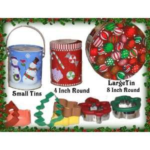  Doggie Christmas Tins Large 8 inch round SOLD OUT Pet 