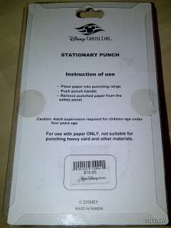 DISNEY CRUISE LINE STATIONARY PAPER PUNCH MICKEY MOUSE EARS 