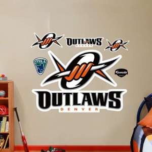 Denver Outlaws Logo MLL Fathead Wall Graphic, NEW!  