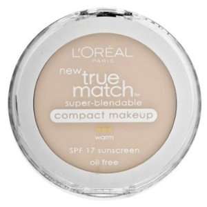 Oreal Paris True Match Super Blendable Compact Makeup, SPF#17, Light 