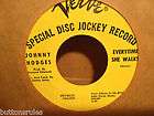 JOHNNY WILLIAMS Tempted OR RARE ROCKABILLY NORTHERN PROMO 45 HICKORY 