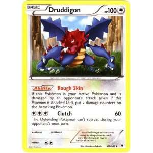  Pokemon   Druddigon (89)   BW   Noble Victories   Reverse 