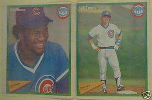 1984 Chicago Sun Times Cubs Poster Lee Smith Ron Cey  