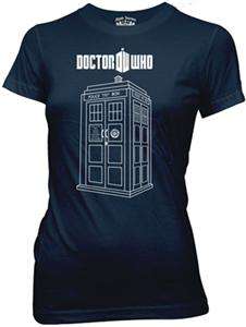 DOCTOR WHO linear tardis Girly T Shirt NEW S M L XL http//www.auctiva 