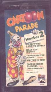 VHS   CARTOON PARADE #2 Bugs Bunny Popeye Superman Lulu  