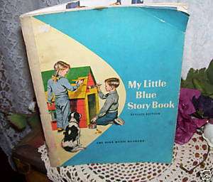 MY LITTLE BLUE STORY BOOK GINN BASIC READER 1949  