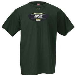  Nike Oregon Ducks Green University T shirt: Sports 