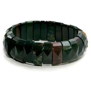  Faceted Cut Bloodstone Crystal Beads Bracelet Everything 