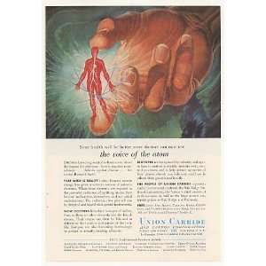   Union Carbide Atoms Radioisotopes Bloodstream Print Ad: Home & Kitchen